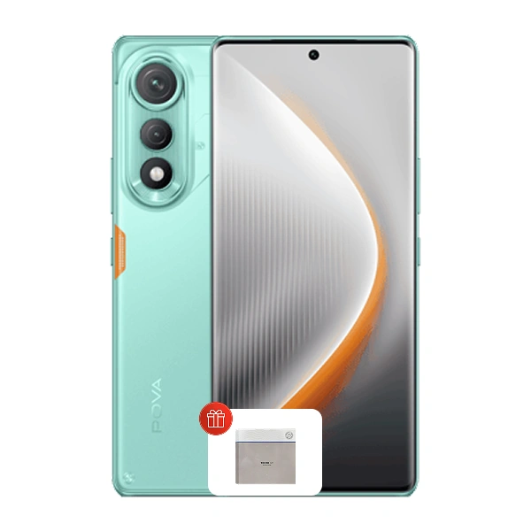 Tecno Pova Curve 5G 8GB 256GB (TECNO Gift Exclusive Premium Box) - Neon cyan