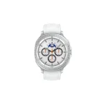 Samsung Galaxy Watch 8 Classic (LTE, 46mm) 1.81 Inch Super AMOLED Display 445 mAh 5ATM + IP68 Water Resistant SML705FZS1XSG – White
