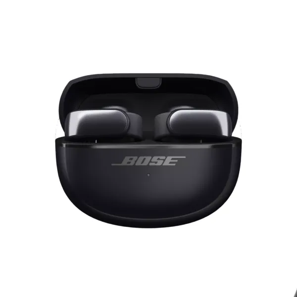 Bose Ultra Open Earbuds | IPX4 Water Resistance | Open-Ear Design | Up to 7.5 Hours | Bluetooth 5.3 - Black