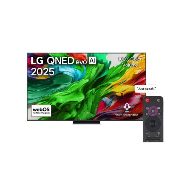 LG 65 Inch QNED Evo Ai QNED86 4k, 120 Hz Smart Tv, Ai Magic Remote, Webos 25 | 65QNED86A6A AMRG