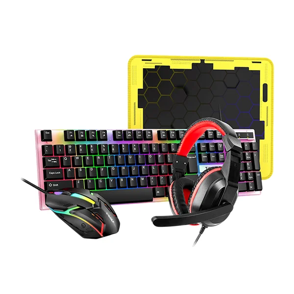 T-Wolf 4 In 1 Wired Gaming Combo TF-240