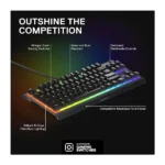 SteelSeries Apex 3 TKL Gaming Keyboard |SS-KB-APX-3-TKL-US-BK – Black