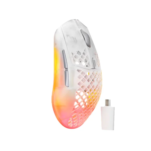 SteelSeries Aerox 3 Wireless Gen 2 Gaming Mouse | SS-MS-AEROX-3-WL-GEN2-GHO - Ghost