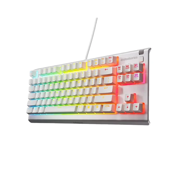 SteelSeries Apex 3 TKL Gaming Keyboard |SS-KB-APX-3-TKL-US-WH - White
