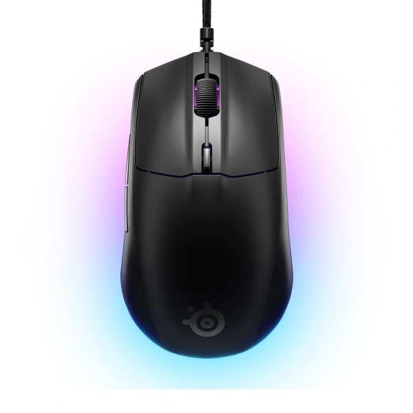 SteelSeries Rival 3 USB Gaming Mouse | 8,500 CPI True Move Core Optical Sensor | 6 Programmable Buttons | Split Trigger Buttons | Brilliant Prism RGB Lighting | SS-MS-RIVAL3-GEN2-BK