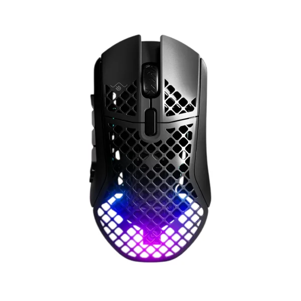 SteelSeries Aerox 9 Wireless – Ultra-Lightweight Wireless Gaming Mouse | SS-MS-AEROX-9-WL - Black