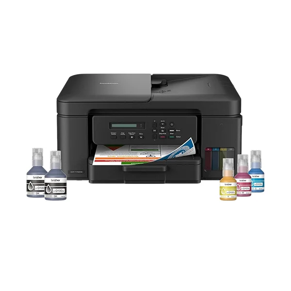 Brother A4 3 In 1 Ink tank Printer With Duplex, Wireless & 20sheet ADF|DCP-T730DW