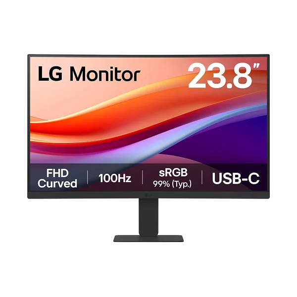 LG 24U421A-B.AMAQ,24" FHD Curved Monitor