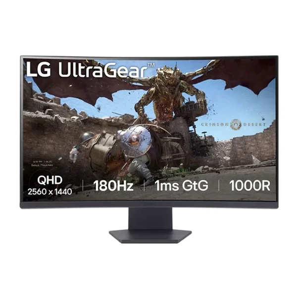 LG 32GS60QC-B.AMA.32" ULTRAGEAR Curved Gaming Monitor