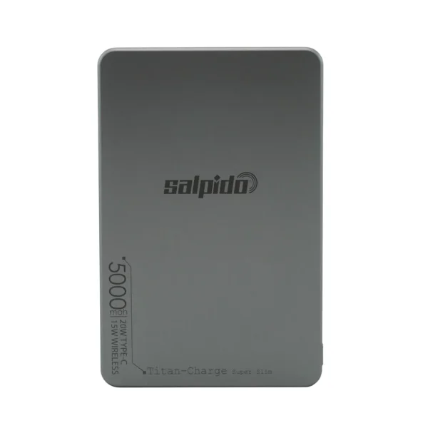 Salpido Magnetic Wireless Powerbank SAL-PWB023 5000MAH - Gray