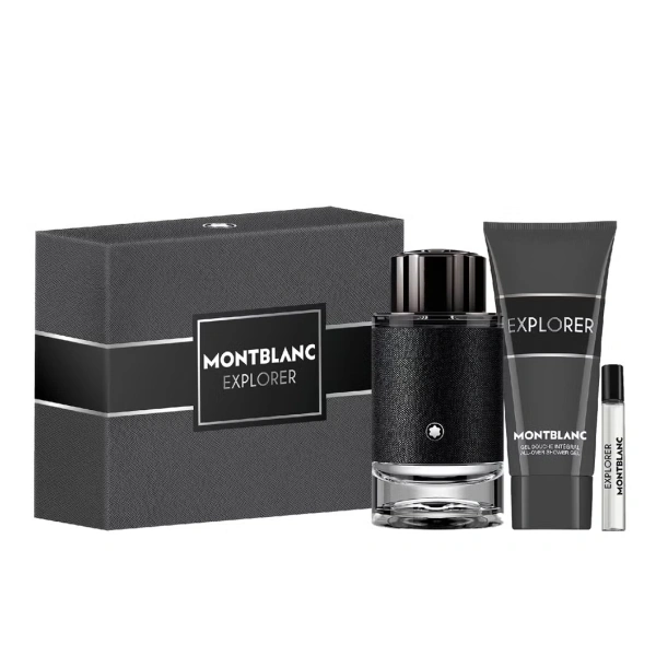 Mont Blanc Explorer Eau De Parfum Gift Set For Men 100ml
