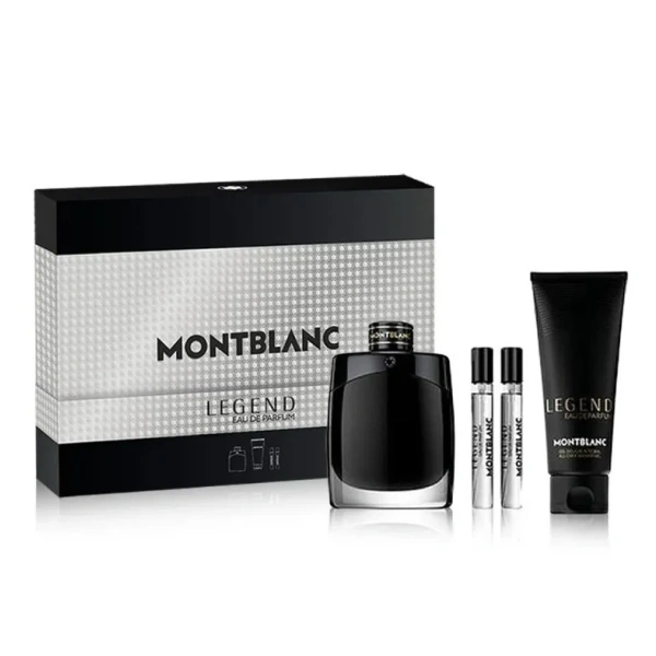 Mont Blanc Legend Eau De Parfum 4pcs Gift Set For Men 100ml