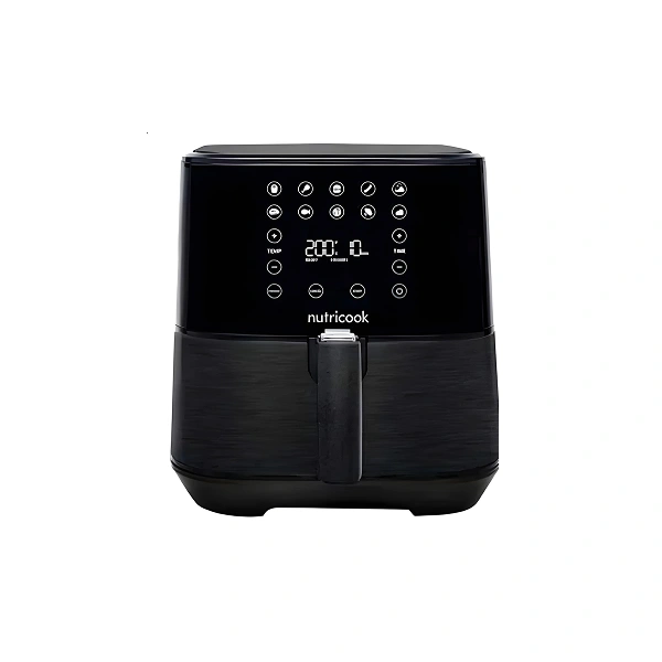 Nutricook Air Fryer 2 | 1700 Watts| Digital Control Panel Display| 10 Preset Programs With Built-In Preheat Function|5.5 Liter | NC-AF205K-Black