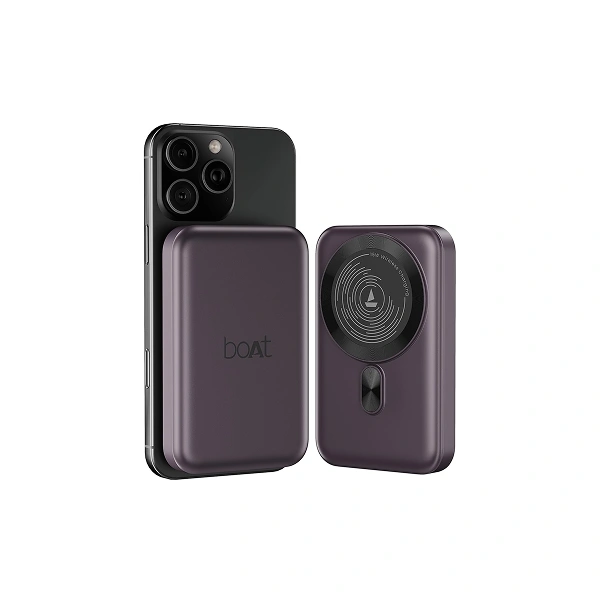 boAt EnergyShroom PB331 (MAGNACHARGE) 10000mAh Powerbank- Purple
