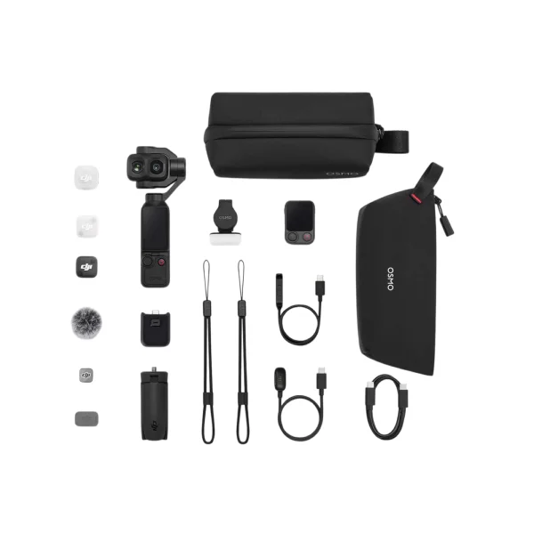 DJI Osmo Pocket 4P Vlog Combo Bundle Action Camera - Black